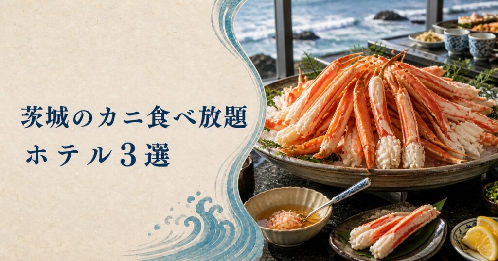 茨城のカニ食べ放題ホテル3選！通年で食べ放題なのは大洗の1軒だけ