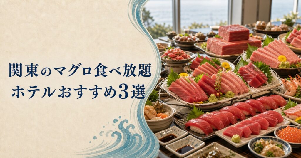 関東のマグロ食べ放題ホテル3選！三崎直送の刺身と海の絶景も楽しめる宿を厳選