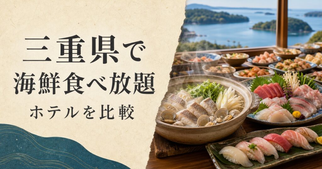 三重県で海鮮食べ放題｜ホテルを比較