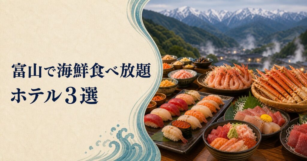 富山の海鮮食べ放題ホテルおすすめ3選